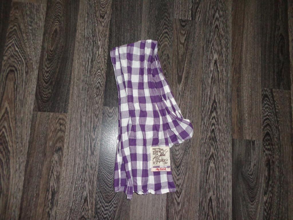 Paars/witte jongenssjaal van scotch, Kinderen en Baby's, Kinderkleding | Mutsen, Sjaals en Handschoenen, Ophalen of Verzenden