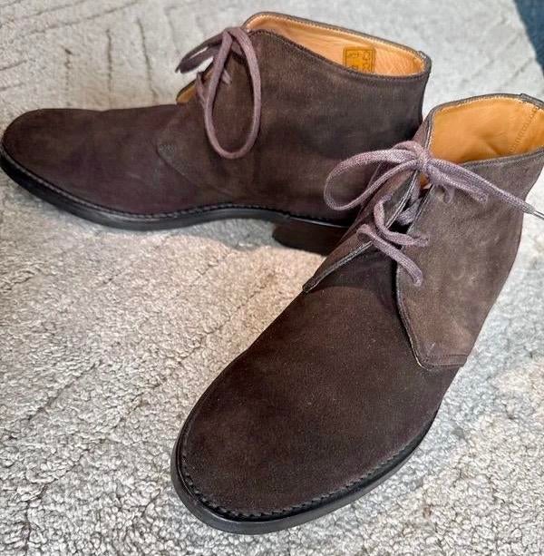 Van Bommel donkerbruine chukka boots, Kleding | Heren, Schoenen, Bruin, Boots, Ophalen of Verzenden, Gedragen