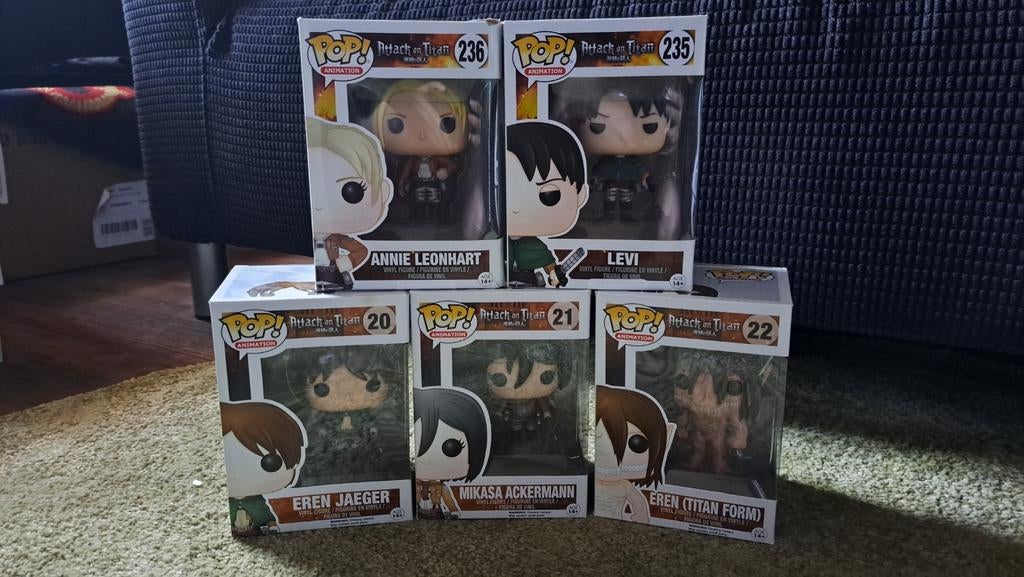 Attack On Titan Pop! Funko's, Verzamelen, Poppetjes en Figuurtjes, Ophalen of Verzenden, Zo goed als nieuw