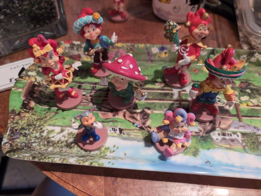 Collectie van 7 efteling beeldjes, Verzamelen, Efteling, Ophalen of Verzenden, Gebruikt, Beeldje of Poppetje