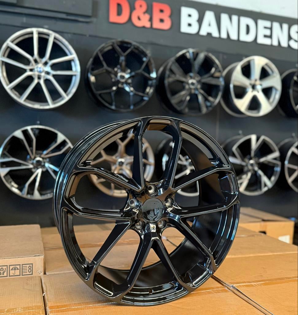 22 inch turbo gt look velgen 5x130 Porsche cayenne coupe, Velg(en), 285 mm, Nieuw, Overige maten