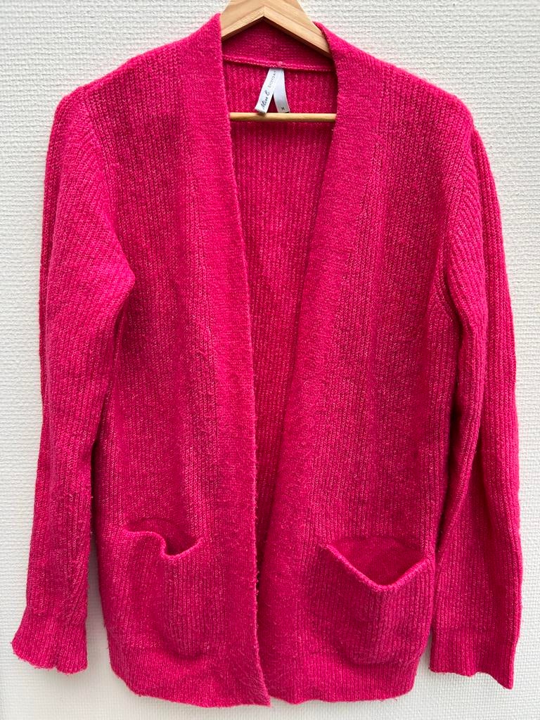 Roze vest, Ophalen of Verzenden, Zo goed als nieuw, Maat 38/40 (M), Roze