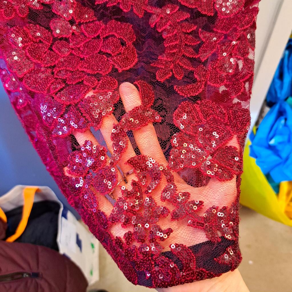 Young Couture Barbara Schwarzer fuchsia roze jurk 36 47400, ., Young Couture Barbara Sc, Ophalen of Verzenden, Zo goed als nieuw