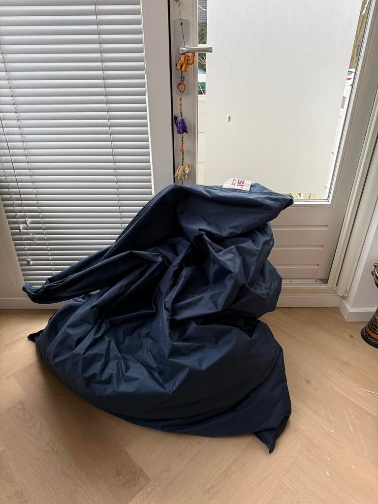 Twee Fatboy zitzakken - Blauw en Groen, Huis en Inrichting, Zitzakken, Ophalen, Zo goed als nieuw, Blauw, Zitzak