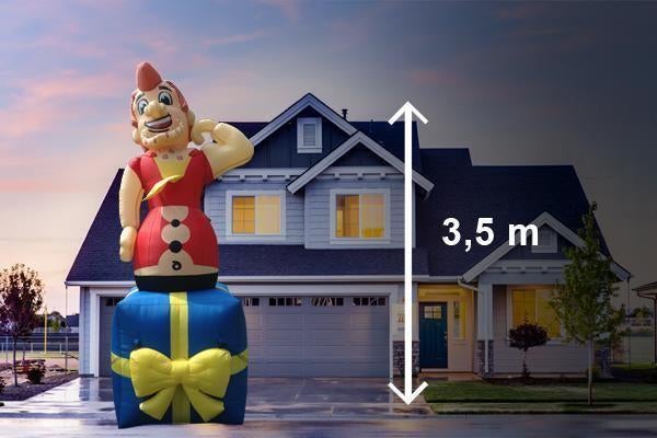 Abraham pop Jarige Job te huur landelijke bezorging mogelijk, Ophalen of Verzenden, Zo goed als nieuw, Abraham of Sarah