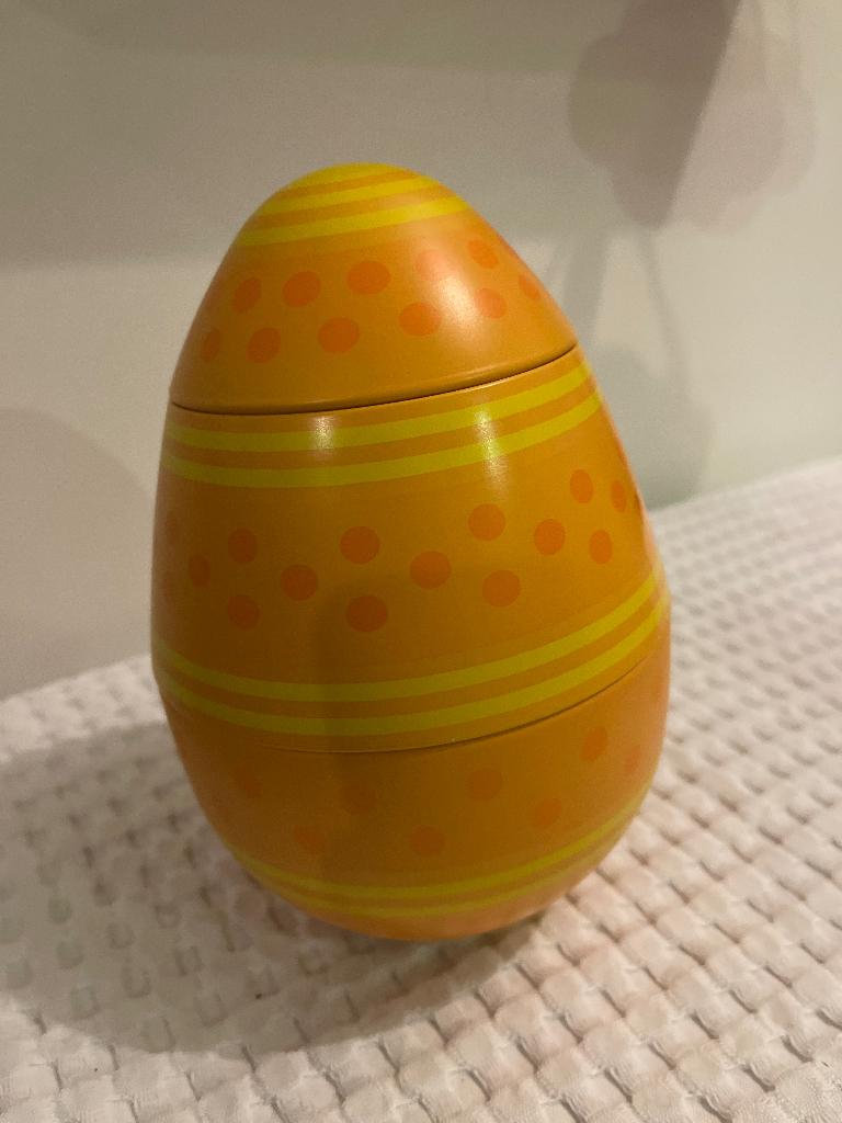 Decoratie Paasei metaal/ blik (3), Diversen, Ophalen of Verzenden, Gebruikt