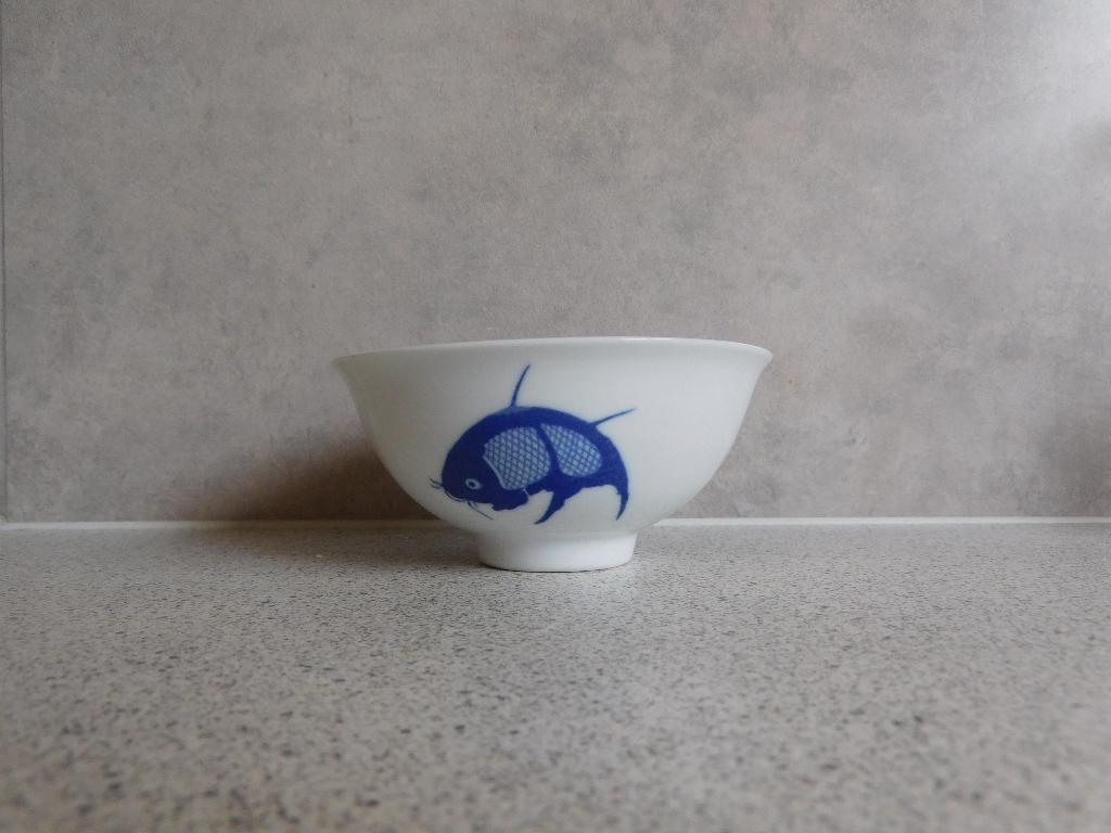 Rijstkom 12 cm. Koi Blauw, Ophalen of Verzenden