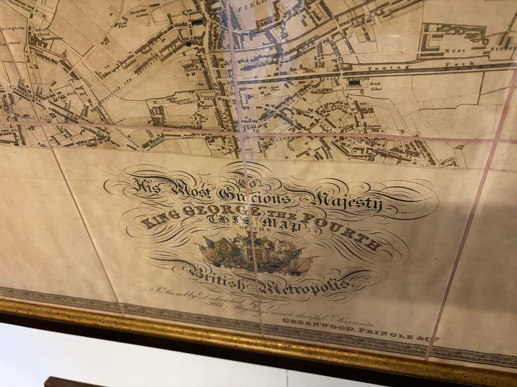 Groote landkaart van oud Londen, Ophalen