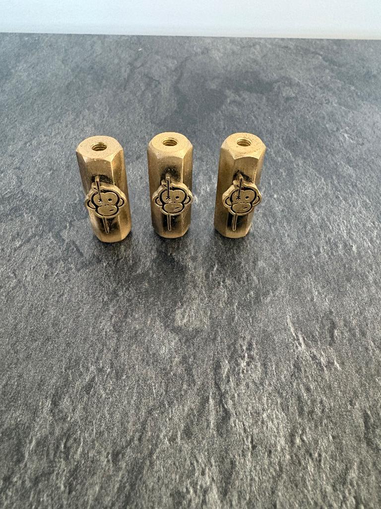 3x gouden monkey Climber bobbins, Ophalen of Verzenden, Nieuw, Overige typen