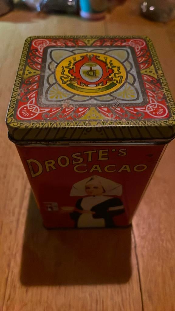 Oude Droste Cacao Blikken, Verzamelen, Blikken, Ophalen of Verzenden, Gebruikt, Overige, Droste