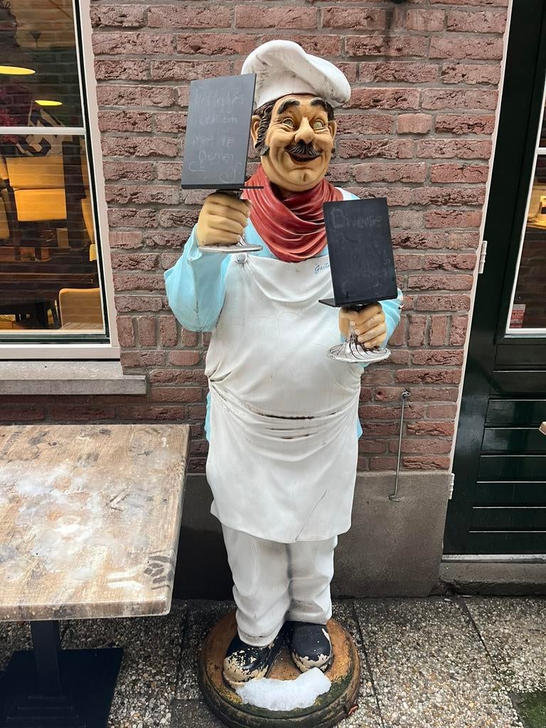 Pannenkoeken man, Tuin en Terras, Tuinbeelden, Ophalen of Verzenden, Gebruikt