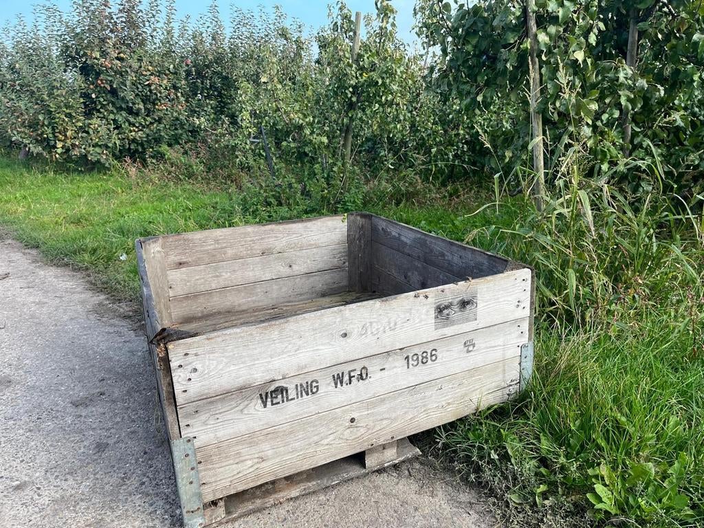 Rustieke houten kisten perfect voor Kruidentuin, Bloembakken, Tuin en Terras, Bloembakken en Plantenbakken, Ophalen
