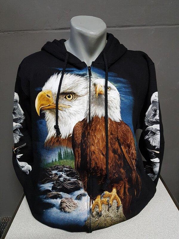 Zwart vest, Adelaars, printvest, Kleding | Heren, Ophalen of Verzenden, Nieuw, Overige maten, Zwart