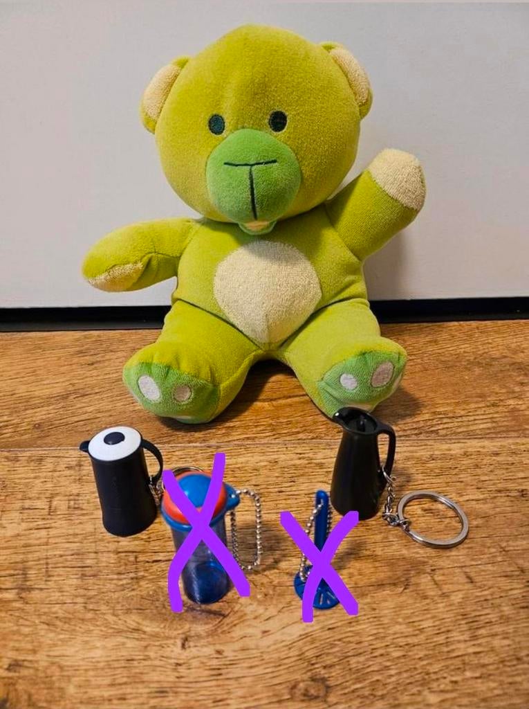 Tupperware nieuwe sleutelhangers, Ophalen of Verzenden, Nieuw, Blauw, Overige typen