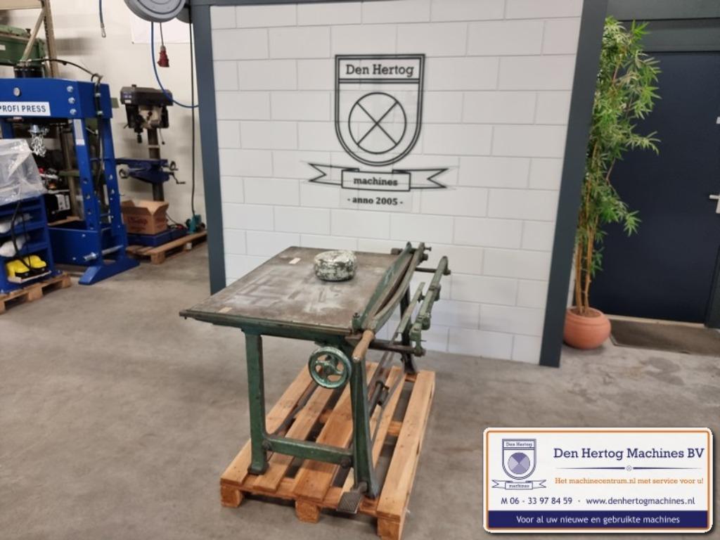 Slagschaar 1020x1mm knipschaar knipbank valschaar plaatwerk, Ophalen, Gebruikt