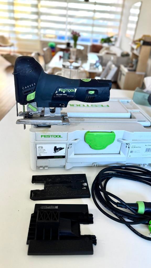 Festool PS 400 EBQ decoupeerzaag in Systainer, Ophalen of Verzenden, Gebruikt