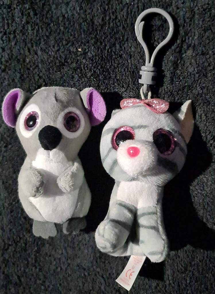 Ty Beanie Boo's Clip Kiki Kat en Ty Beanie Baby Koala Kookoo, Ophalen of Verzenden, Zo goed als nieuw, Poes