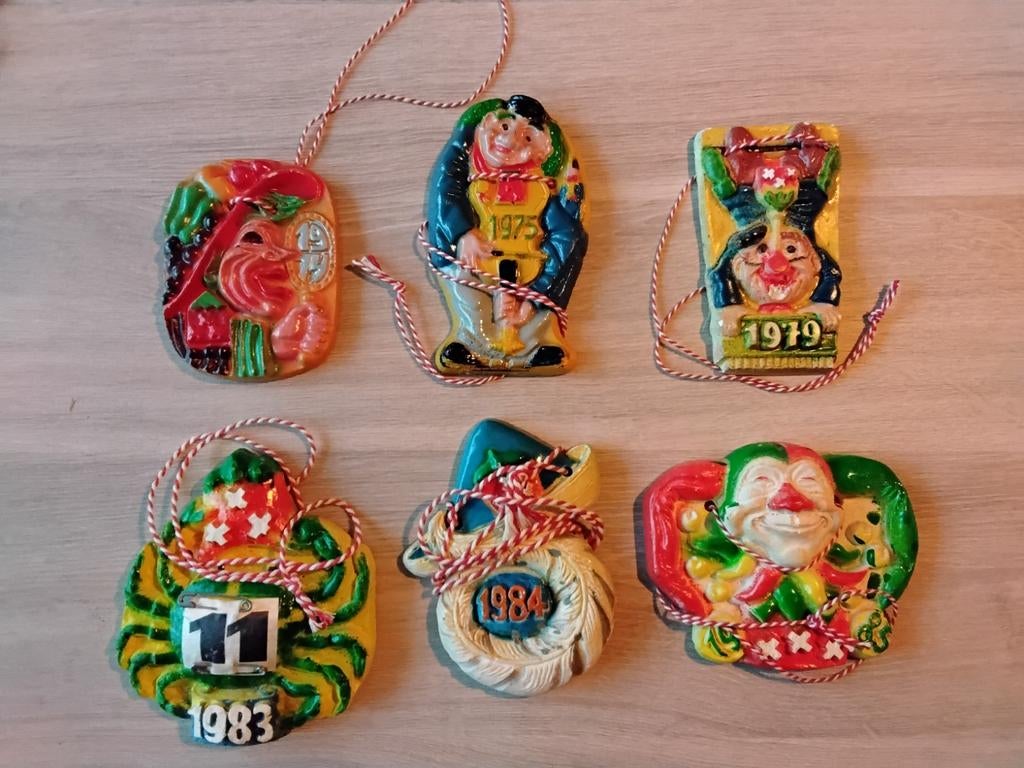 Vastenavend Veldteken Krabbegat 1974-1975-1979-1983 t/m 1985, Verzamelen, Ophalen of Verzenden