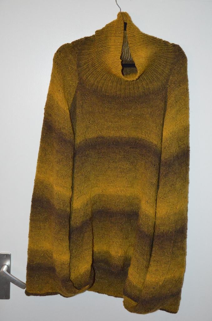 prachtige zgan handgebreide wollen trui/hes/pocho maat XXXL, Overige kleuren, Maat 46/48 (XL) of groter, Ophalen of Verzenden
