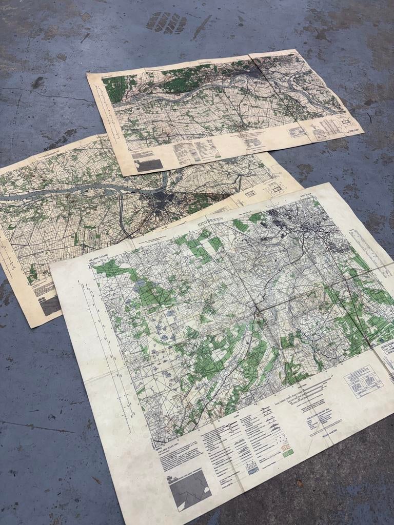 Stafkaarten, stafkaart, Market Garden, slag om Arnhem, Verzamelen, Militaria | Tweede Wereldoorlog, Ophalen, Engeland