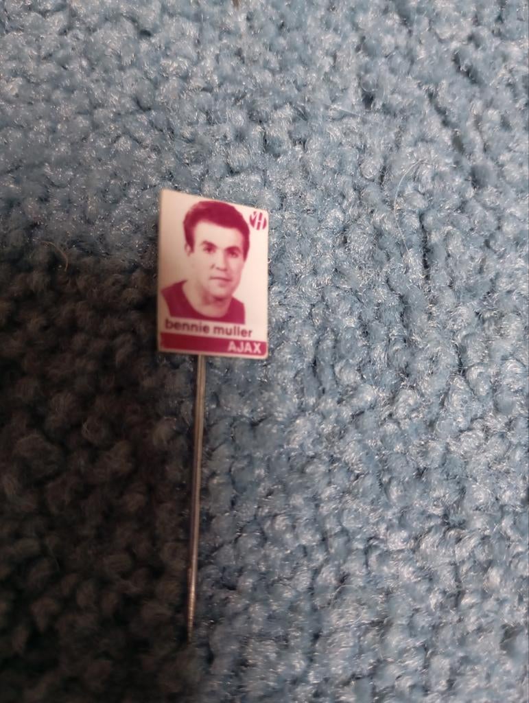 Vintage Voetbal Ajax Bennie Muller Speler 1960+, Ophalen of Verzenden, Zo goed als nieuw, Ajax