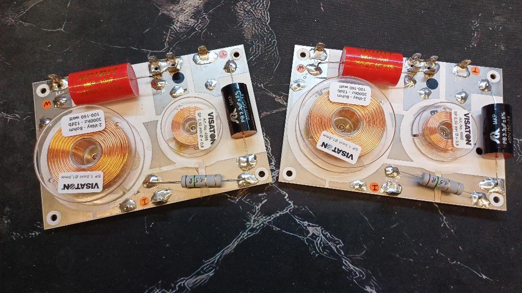 2 weg universele crossover 3000hz - 8 ohm - 12db - 90/150wat, Overige merken, Ophalen of Verzenden, Zo goed als nieuw, 120 watt of meer