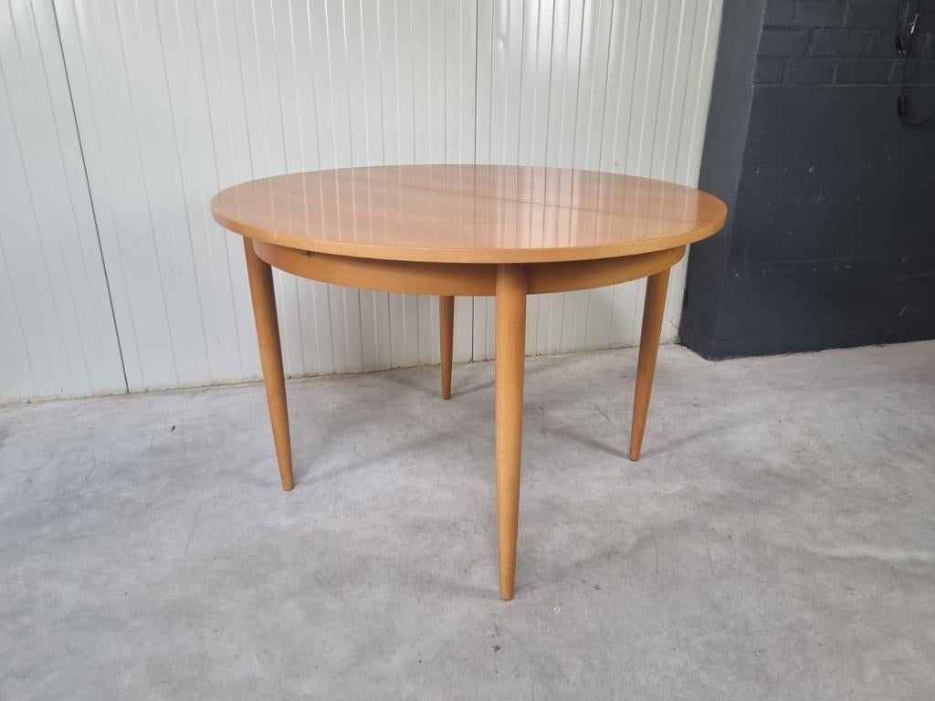 Vintage ronde eettafel, Antiek en Kunst, Ophalen