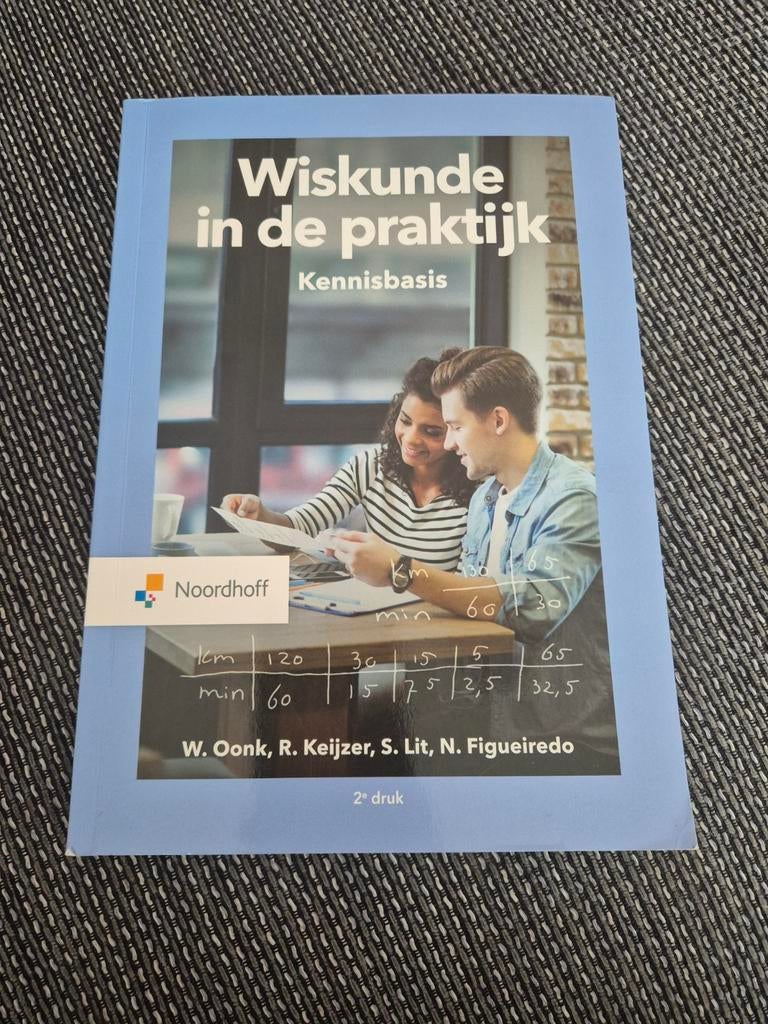 Wiskunde in de praktijk - PABO, W. Oonk, R. Keijzer, S. Lit, N. Figueiredo, Zo goed als nieuw, Beta, HBO