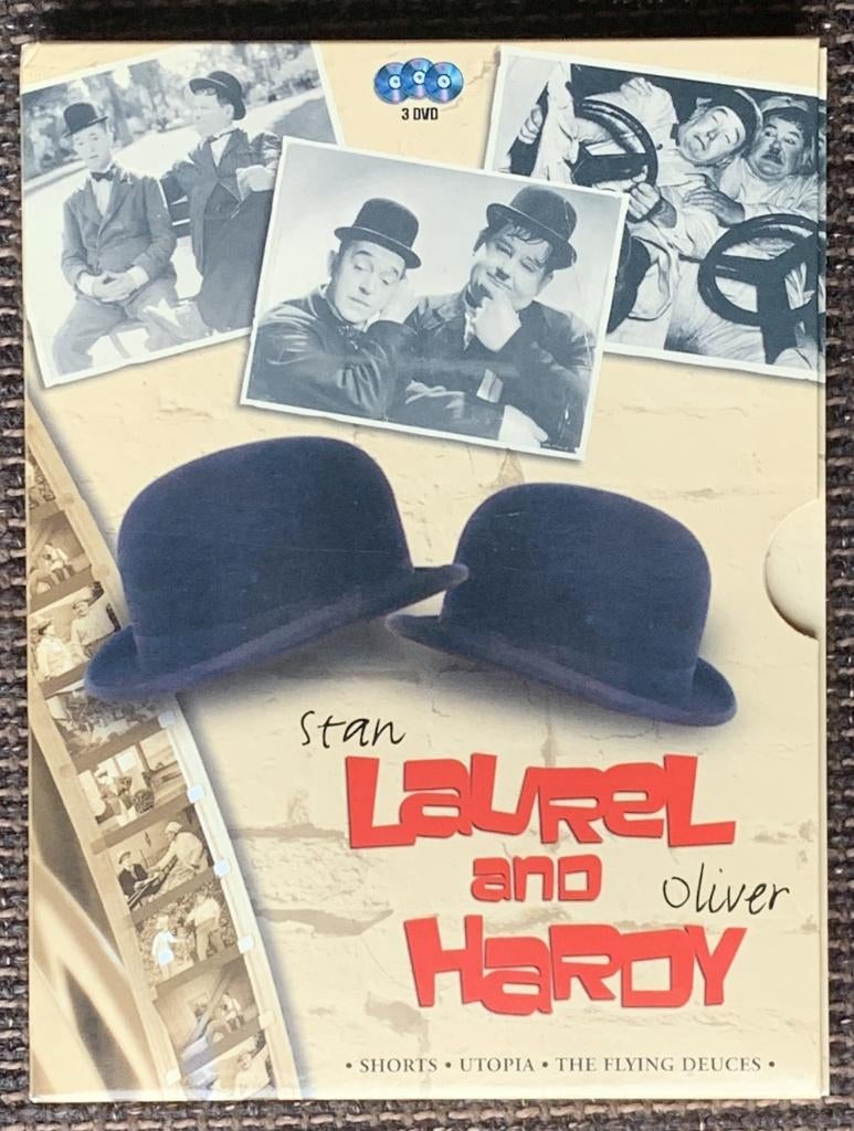 Dikke en Dunne (O.Hardy en S. Laurel) 3 X DVD, Alle leeftijden, Ophalen of Verzenden, Nieuw in verpakking, Komedie