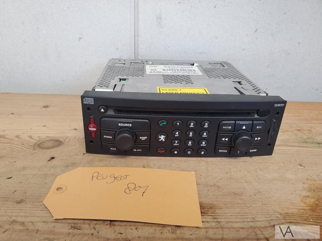 Peugeot 807 2002 - 2010 radio navigatie C8 Ulysse Phedra, Gebruikt, -, -, Ophalen of Verzenden
