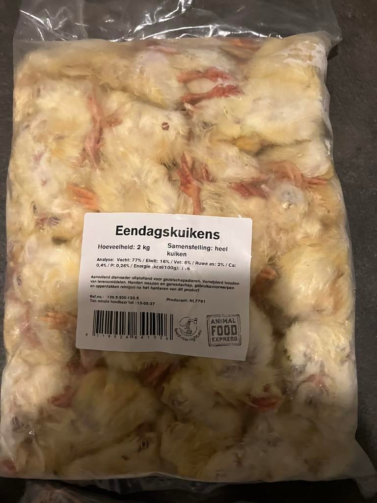 Voedseldieren voederdieren Muis Kuiken, Dieren en Toebehoren, Ophalen of Verzenden, Nieuw, Overige typen