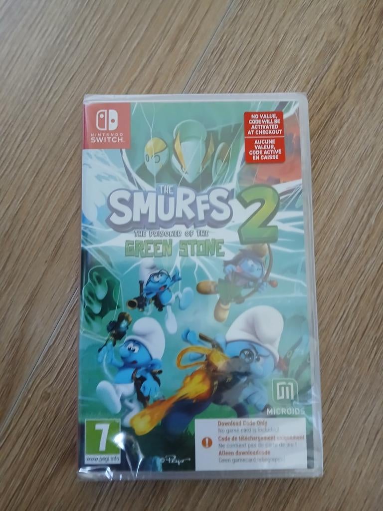 Nintendo switch spel de smurfen 2 downloadcode, 1 speler, Ophalen of Verzenden, Nieuw, Vanaf 7 jaar