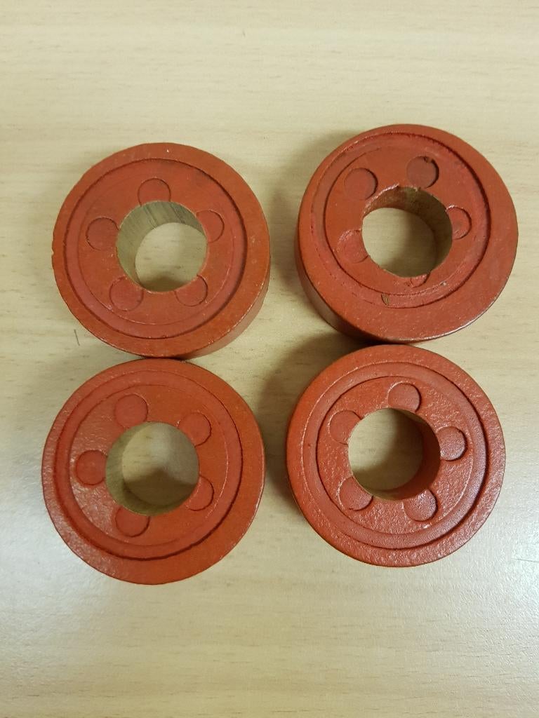 Houten wielen.                   Ws van meccano., Ophalen of Verzenden, Gebruikt, Overige typen