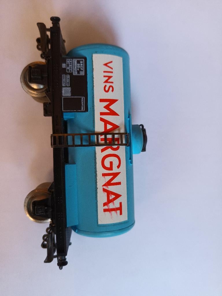 Jouef 641 wagon Vins Margnat, Hobby en Vrije tijd, Modeltreinen | H0, Zo goed als nieuw, Wagon, Gelijkstroom, Jouef, Ophalen of Verzenden