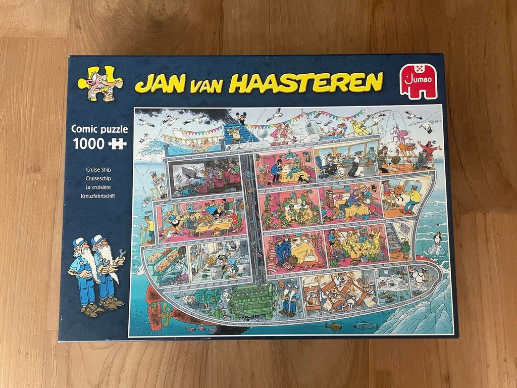 Jan van Haasteren - Cruiseschip - 1000 Stukjes, Ophalen of Verzenden, 500 t/m 1500 stukjes, Zo goed als nieuw, Legpuzzel