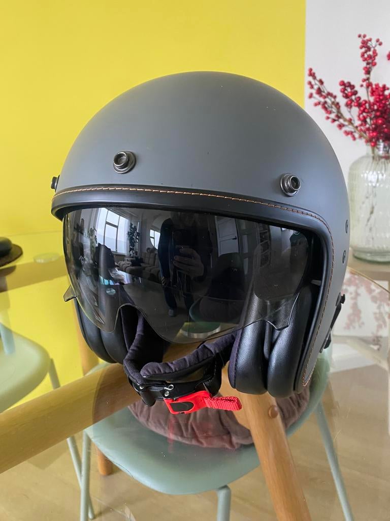 Belfast Scorpio helm (potje) maat M, Ophalen, Tweedehands, Integraalhelm, Overige merken