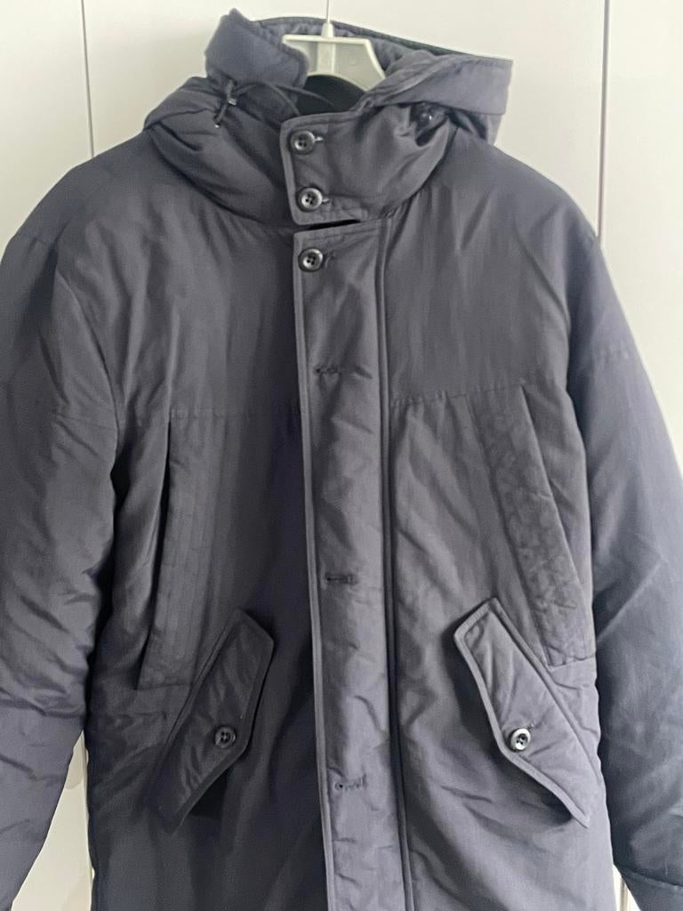 Nickelson parka donkerblauw maat L, Ophalen of Verzenden, Zo goed als nieuw, Maat 52/54 (L), Blauw
