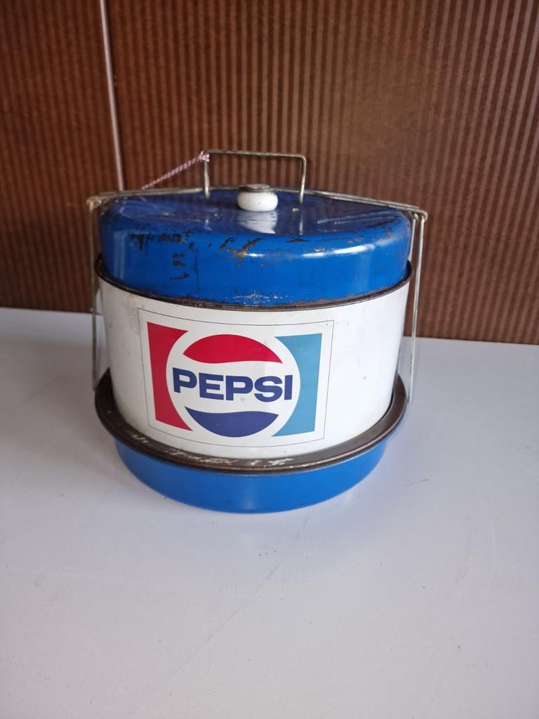 Pepsi  cake trommel, Ophalen, Gebruikt, Gebruiksvoorwerp