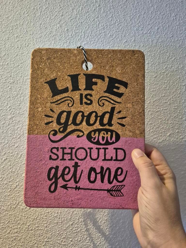 Kurk Decoratie - 16,5x22x0.8cm, N.v.t., N.v.t., Ophalen of Verzenden, Zo goed als nieuw