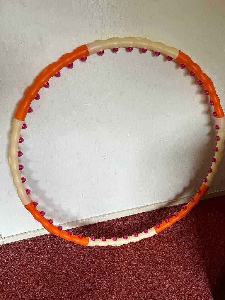 hoepelahoep fitness met massage noppen, Ophalen of Verzenden, Zo goed als nieuw, Fitness hoelahoep