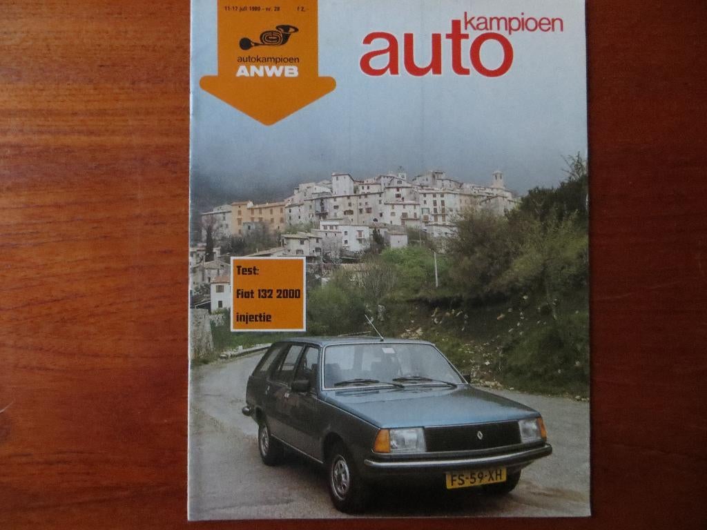 Autokampioen 28 1980 Fiat 132, Renault 18 diesel, Transmatic, Ophalen of Verzenden, Nieuw, Renault