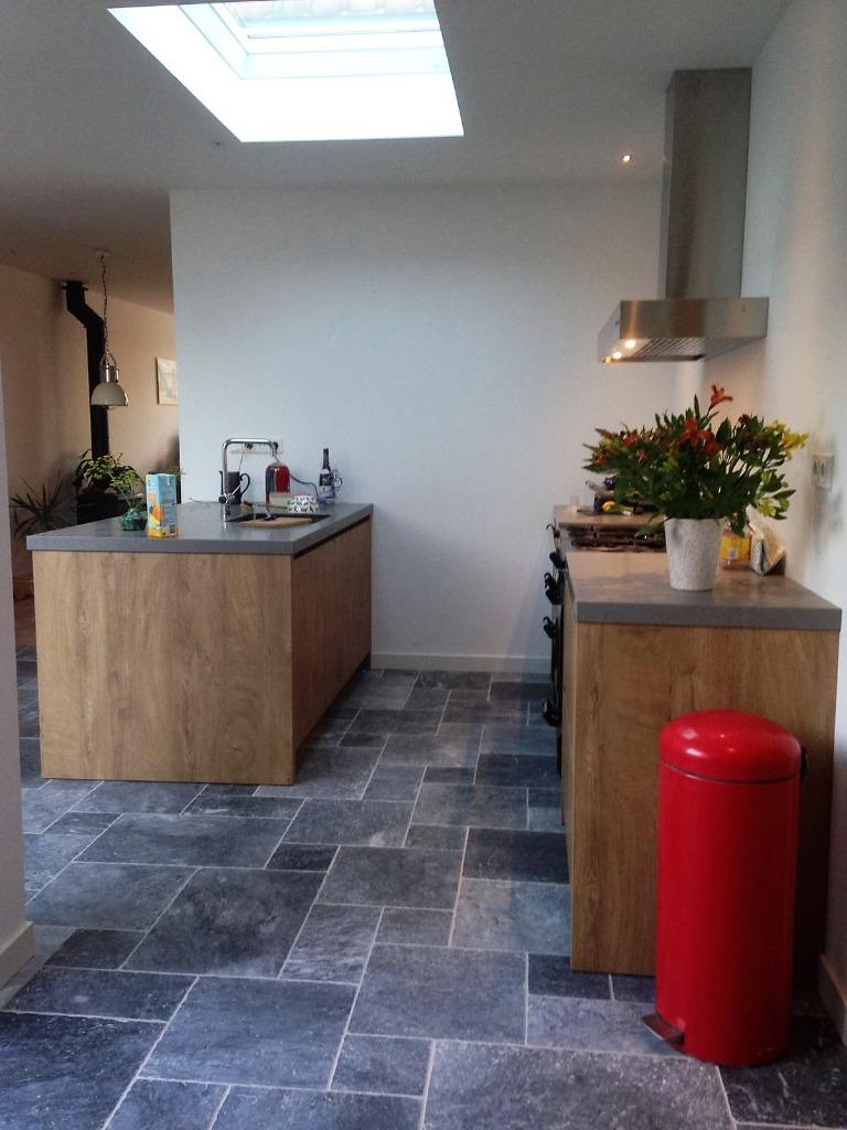 landelijke vloertegels Vietnamees hardsteen wildverband, Ophalen, 30 cm of meer, Steen of Klei, Nieuw