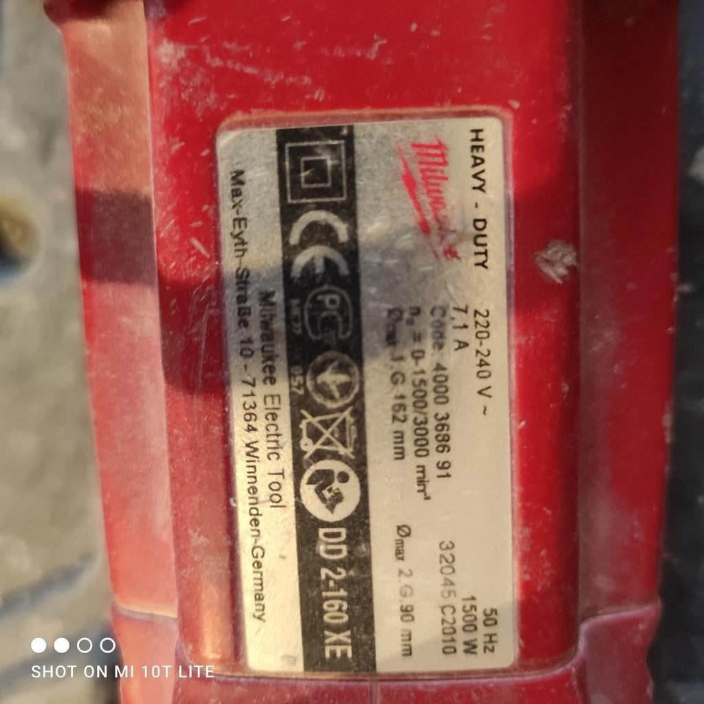 Freesmachines dozenboor defect, Ophalen, Gebruikt, 600 watt of meer, Boormachine