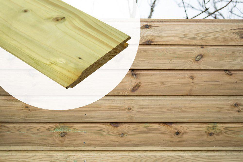 Rabatdelen verduurzaamd 18x135mm tuinhout, Geïmpregneerd, Minder dan 25 mm, Nieuw, Ophalen of Verzenden