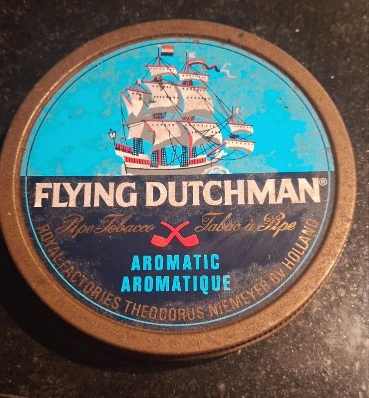 Flying Dutchman tabakblik Theodorus Niemeyer Hollandjaren'50, Verzamelen, Ophalen of Verzenden