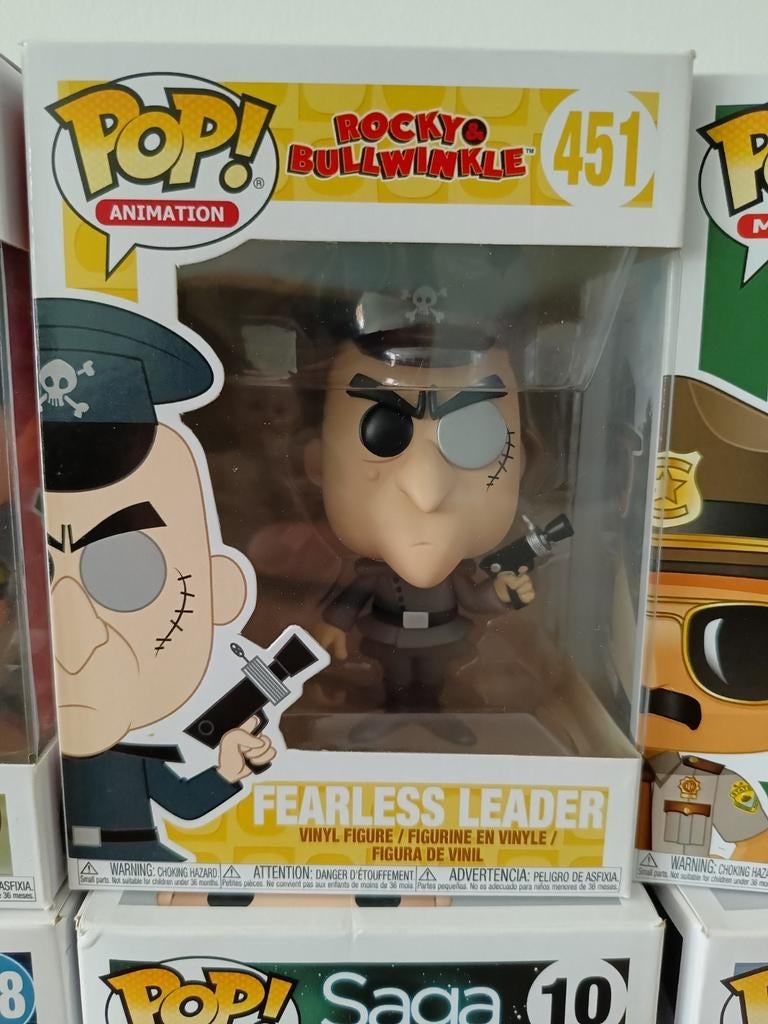 rocky et bullwinkle pop 451 figurine Funko pop, Verzamelen, Ophalen of Verzenden, Zo goed als nieuw