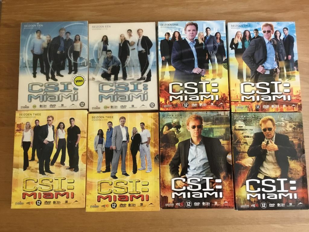 CSI Miami 4 Seizoenen Dvd, Vanaf 12 jaar, Ophalen, Gebruikt, Overige genres