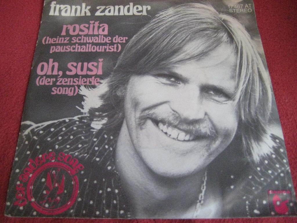 Frank Zander: Oh, Susie, Ophalen of Verzenden, Zo goed als nieuw, Pop, Single