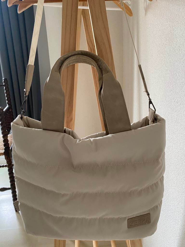 Crossbodytas van Zebra, Sieraden, Tassen en Uiterlijk, Tassen | Damestassen, Ophalen of Verzenden, Zo goed als nieuw, Beige, Handtas