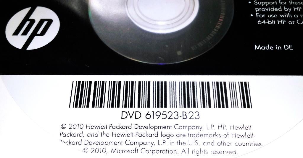 Windows 7 HP Pro SFF MT Pro 3300 3010 3120 3130 505B 51015B, Ophalen of Verzenden, Nieuw, Windows